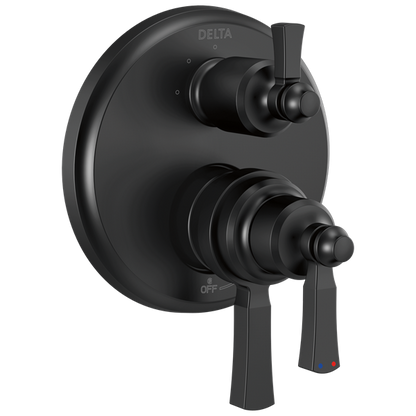 Delta - Dorval Traditional 2-Handle Monitor 17 Series Valve Trim With 3 Setting Diverter