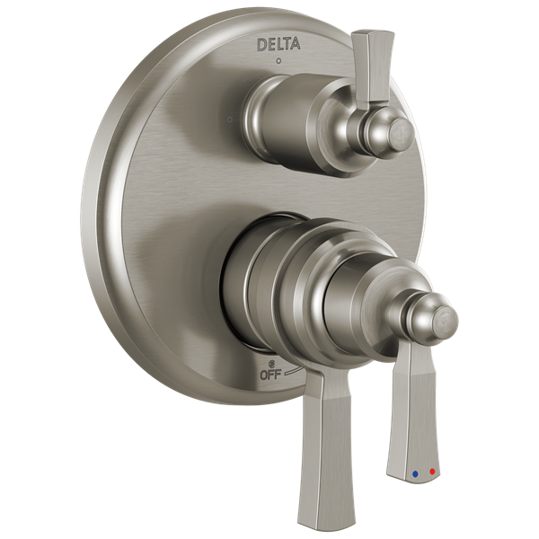 Delta - Dorval Traditional 2-Handle Monitor 17 Series Valve Trim With 3 Setting Diverter