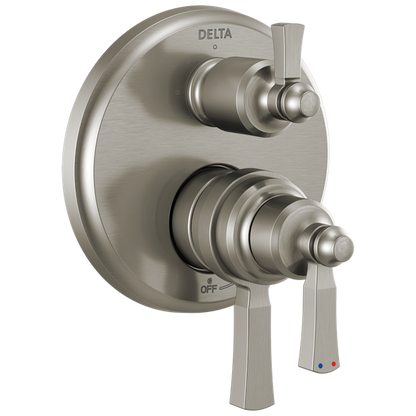 Delta - Dorval Traditional 2-Handle Monitor 17 Series Valve Trim With 3 Setting Diverter