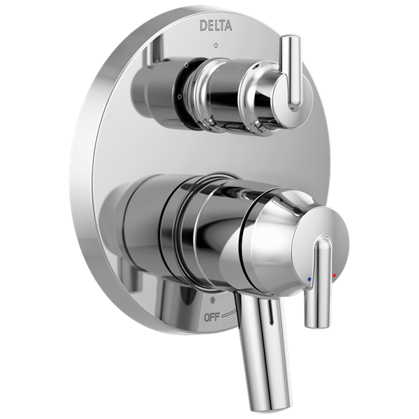 Delta - Trinsic Contemporary Two Handle Monitor 17 Series Valve Trim With 3-Setting Integrated Diverter