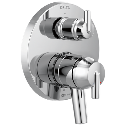 Delta - Trinsic Contemporary Two Handle Monitor 17 Series Valve Trim With 3-Setting Integrated Diverter