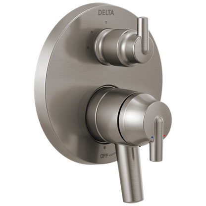Delta - Trinsic Contemporary Two Handle Monitor 17 Series Valve Trim With 3-Setting Integrated Diverter