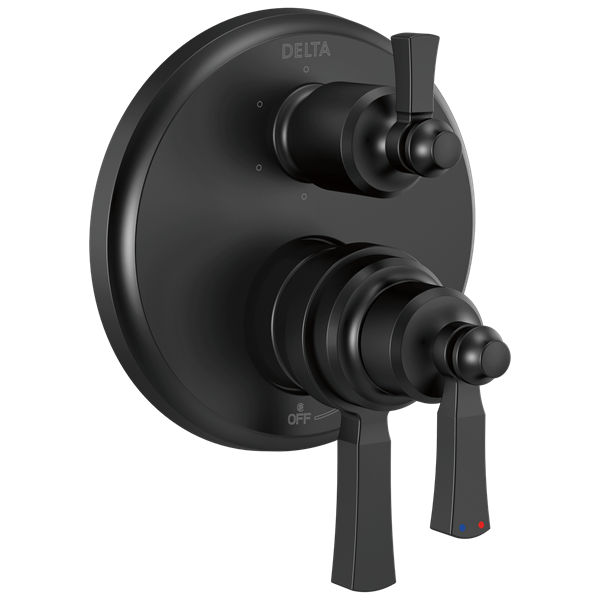 Delta - Dorval Traditional 2-Handle Monitor 17 Series Valve Trim With 6 Setting Diverter