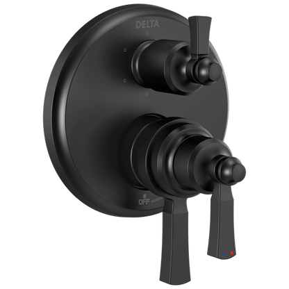 Delta - Dorval Traditional 2-Handle Monitor 17 Series Valve Trim With 6 Setting Diverter