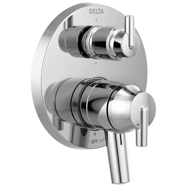 Delta - Trinsic Contemporary Two Handle Monitor 17 Series Valve Trim With 6-Setting Integrated Diverter