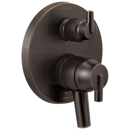 Delta - Trinsic Contemporary Two Handle Monitor 17 Series Valve Trim With 6-Setting Integrated Diverter