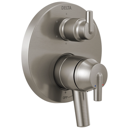 Delta - Trinsic Contemporary Two Handle Monitor 17 Series Valve Trim With 6-Setting Integrated Diverter
