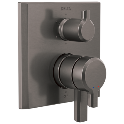 Delta - Pivotal 2-Handle Monitor 17 Series Valve Trim With 6-Setting Diverter