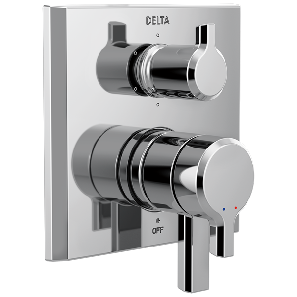 Delta - Pivotal 2-Handle Monitor 17 Series Valve Trim With 6-Setting Diverter