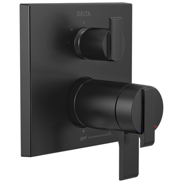 Delta - Ara Angular Modern Tempassure 17T Series Valve Trim With 3-Setting Integrated Diverter