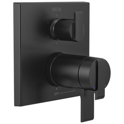 Delta - Ara Angular Modern Tempassure 17T Series Valve Trim With 6-Setting Integrated Diverter