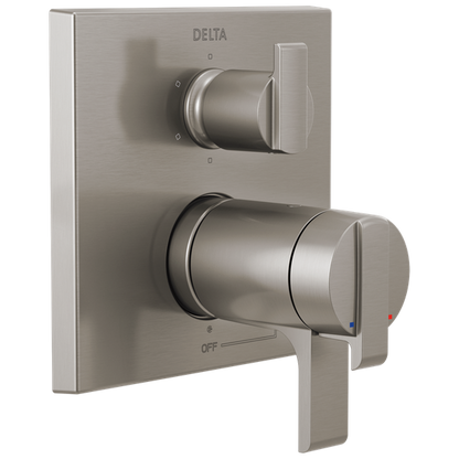 Delta - Ara Angular Modern Tempassure 17T Series Valve Trim With 6-Setting Integrated Diverter