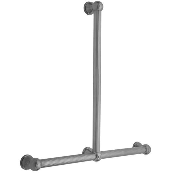 Jaclo - T33 Reeded 32H x 32W T Grab Bar