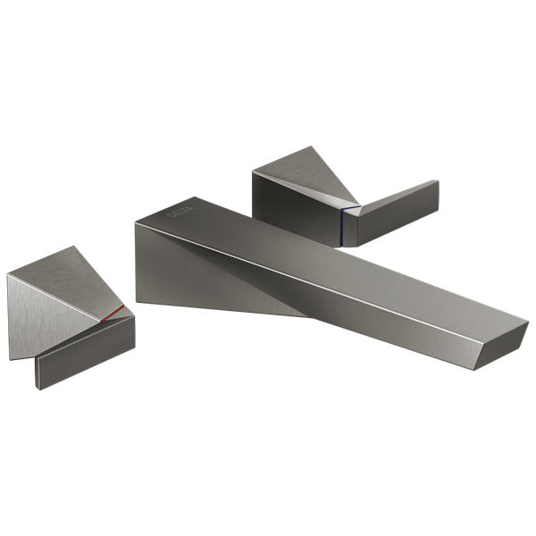 Delta - Trillian Two Handle Wall Mount Bathroom Faucet Trim