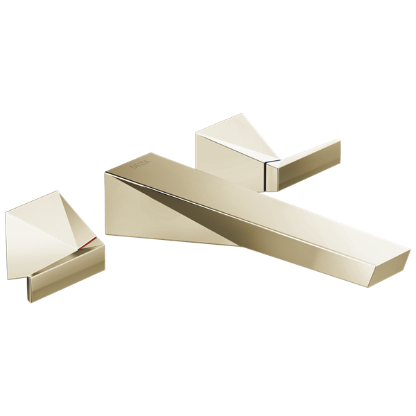 Delta - Trillian Two Handle Wall Mount Bathroom Faucet Trim