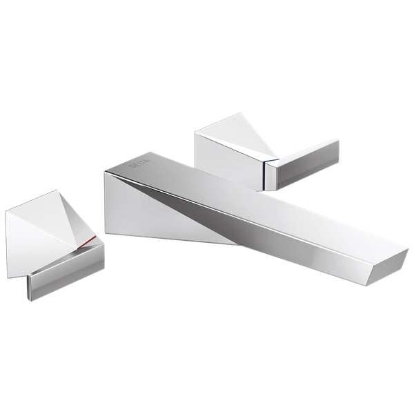 Delta - Trillian Two Handle Wall Mount Bathroom Faucet Trim