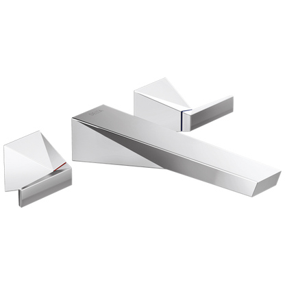 Delta - Trillian Two Handle Wall Mount Bathroom Faucet Trim