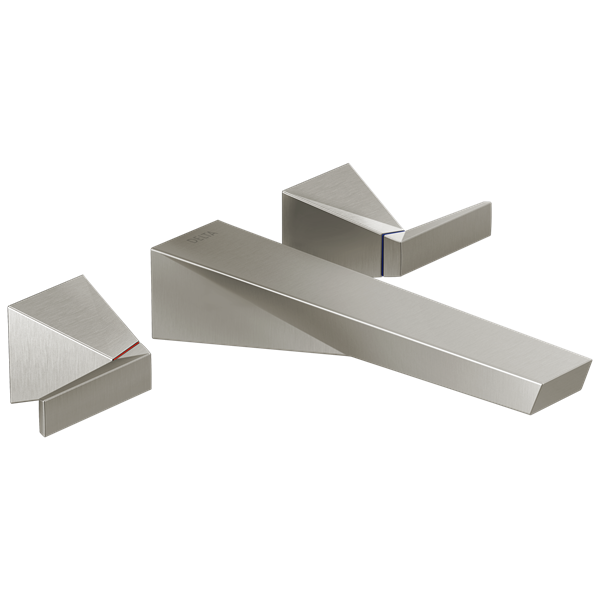 Delta - Trillian Two Handle Wall Mount Bathroom Faucet Trim