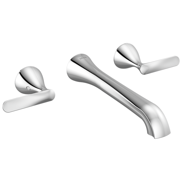 Delta - Bonacci Two Handle Wall Mount Bathroom Faucet