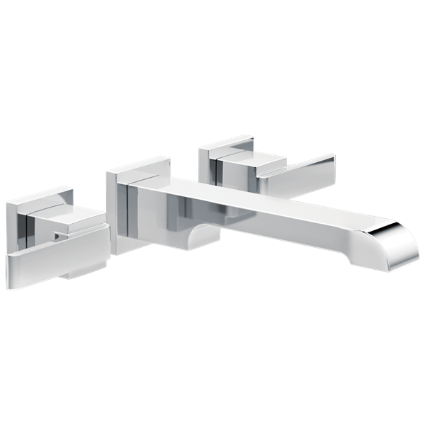 Delta - Ara Two Handle Wall Mount Bathroom Faucet Trim