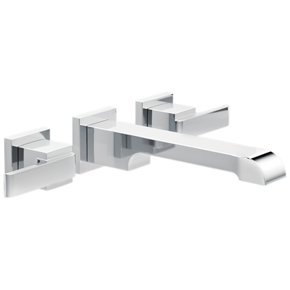 Delta - Ara Two Handle Wall Mount Bathroom Faucet Trim