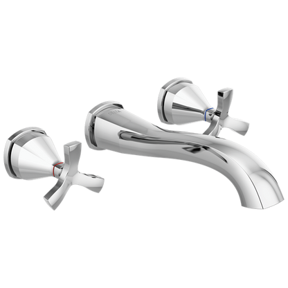 Delta - Stryke Two Handle Wall Mount Bathroom Faucet Trim