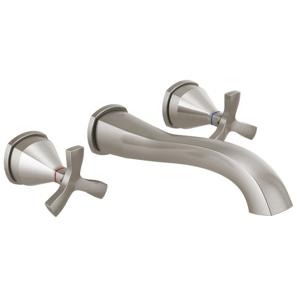 Delta - Stryke Two Handle Wall Mount Bathroom Faucet Trim