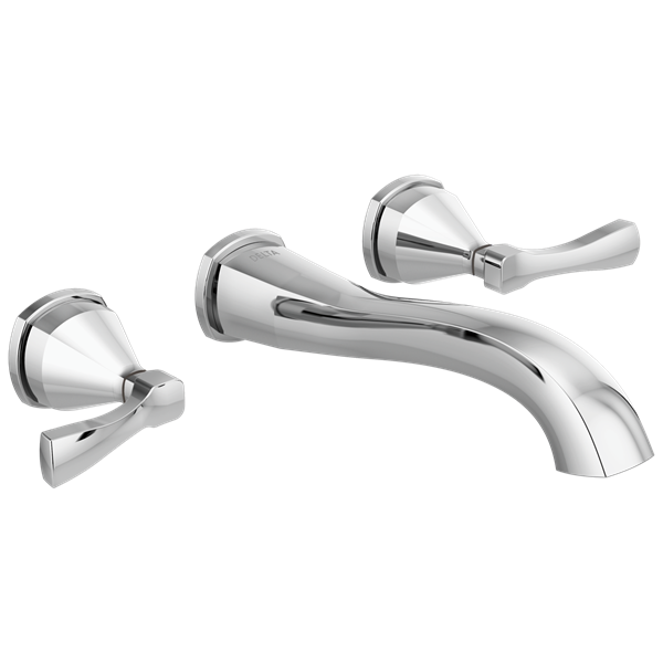 Delta - Stryke Two Handle Wall Mount Bathroom Faucet Trim