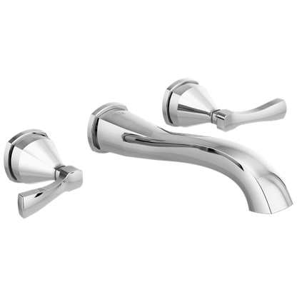 Delta - Stryke Two Handle Wall Mount Bathroom Faucet Trim