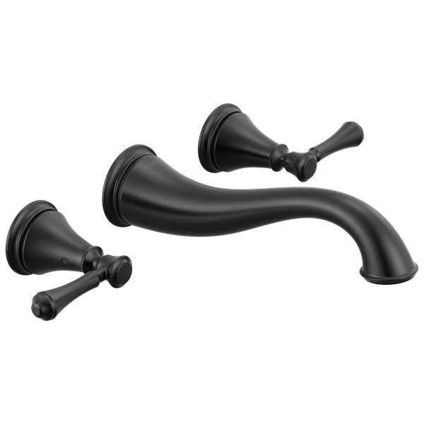 Delta - Cassidy Two Handle Wall Mount Bathroom Faucet Trim