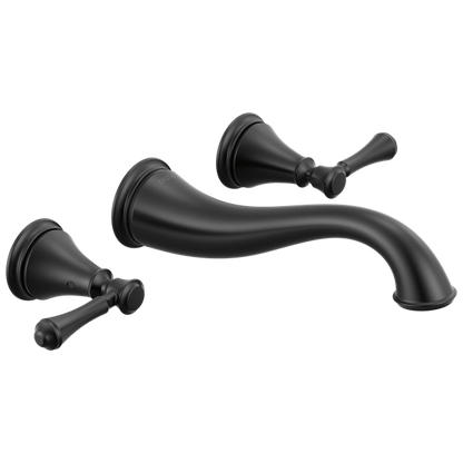 Delta - Cassidy Two Handle Wall Mount Bathroom Faucet Trim
