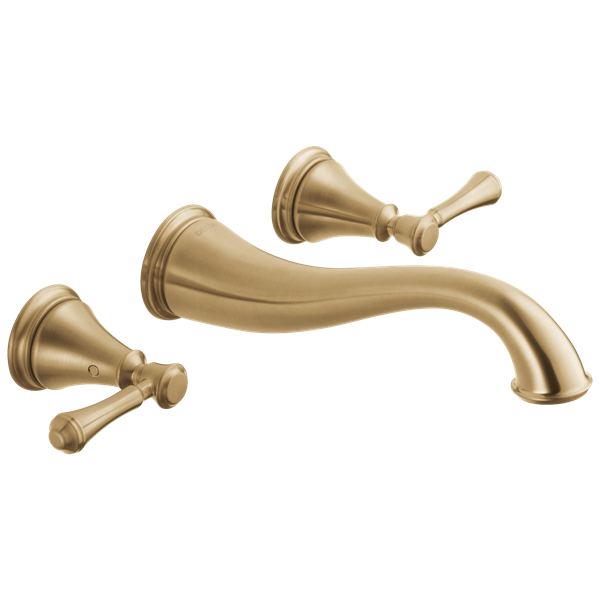 Delta - Cassidy Two Handle Wall Mount Bathroom Faucet Trim