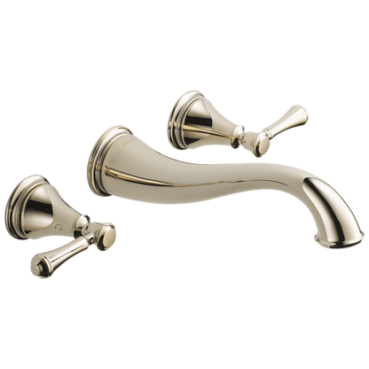 Delta - Cassidy Two Handle Wall Mount Bathroom Faucet Trim