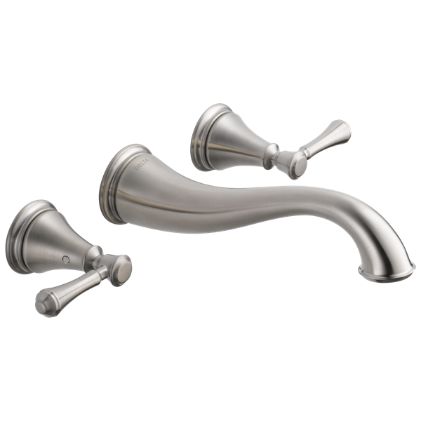 Delta - Cassidy Two Handle Wall Mount Bathroom Faucet Trim