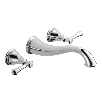 Delta - Cassidy Two Handle Wall Mount Bathroom Faucet Trim