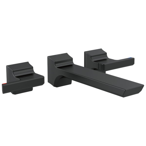 Delta - Pivotal Two Handle Wall Mount Bathroom Faucet Trim