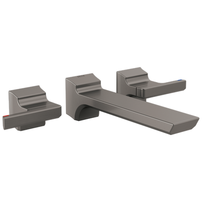 Delta - Pivotal Two Handle Wall Mount Bathroom Faucet Trim