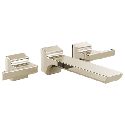 Delta - Pivotal Two Handle Wall Mount Bathroom Faucet Trim