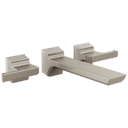 Delta - Pivotal Two Handle Wall Mount Bathroom Faucet Trim