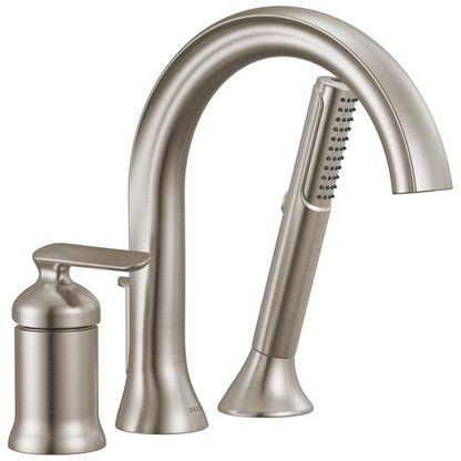 Delta - Bonacci Three Hole Roman Tub Trim With Hand Shower