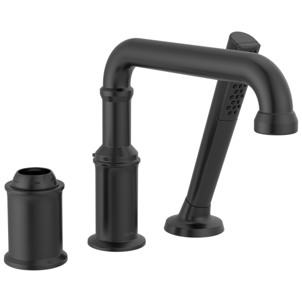 Delta - Broderick Three Hole Roman Tub Trim With Hand Shower - Less Handle