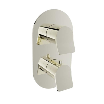Baril - Profile B46 Trim only for thermostatic pressure-balanced shower control valve with 2-way diverter
