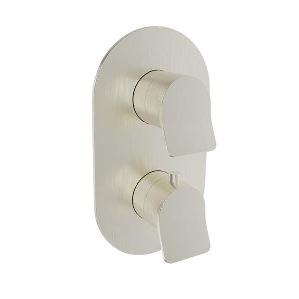 Baril - Profile B46 Trim only for thermostatic pressure-balanced shower control valve with 3-way diverter (shared port)