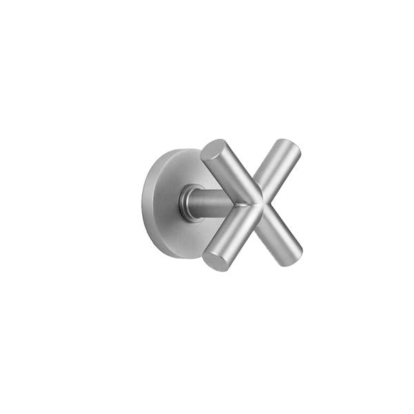 Jaclo - Contempo Slim Cross Handle with Round Escutcheon Trim for Exacto Volume Controls and Diverters (J-VC34 / J-VC12 / J-20682 / J-20686 / J-20688 / J-20687 / J-20689)