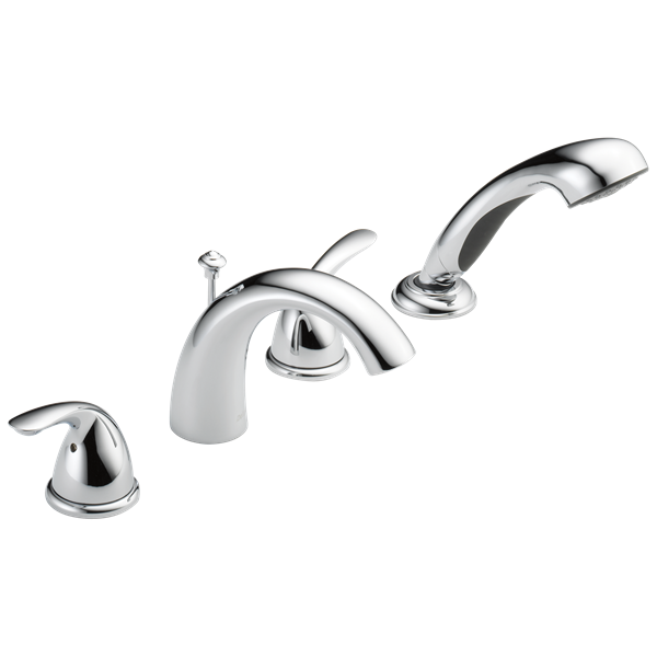 Delta - Classic Roman Tub With Hand Shower Trim