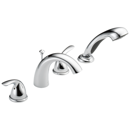 Delta - Classic Roman Tub With Hand Shower Trim