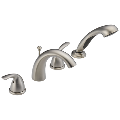Delta - Classic Roman Tub With Hand Shower Trim