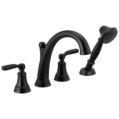 Delta - Woodhurst Roman Tub With Hand Shower Trim