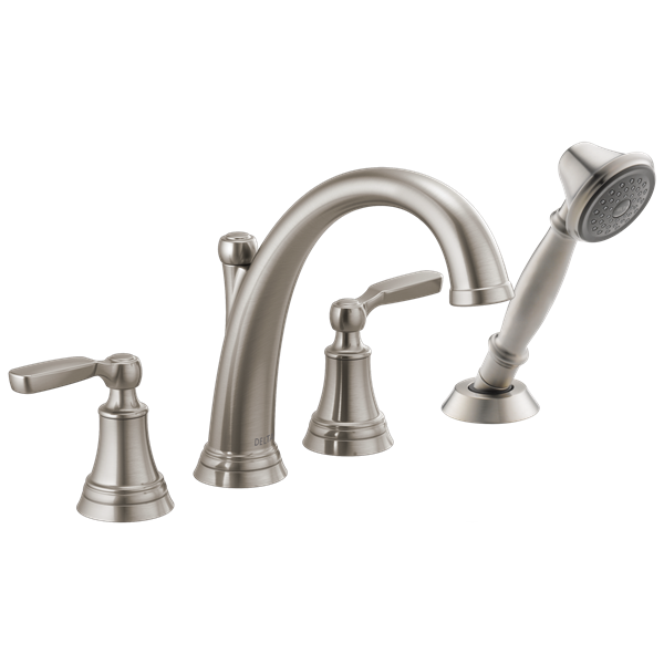Delta - Woodhurst Roman Tub With Hand Shower Trim