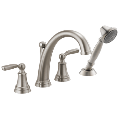 Delta - Woodhurst Roman Tub With Hand Shower Trim